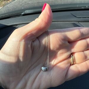 Tiffany & Co- Elsa Peretti Silver Bean Pendant